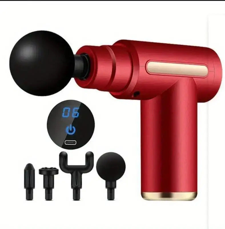 Mini Massageador Muscular Portátil – Alívio Profundo e Corpo Relaxado