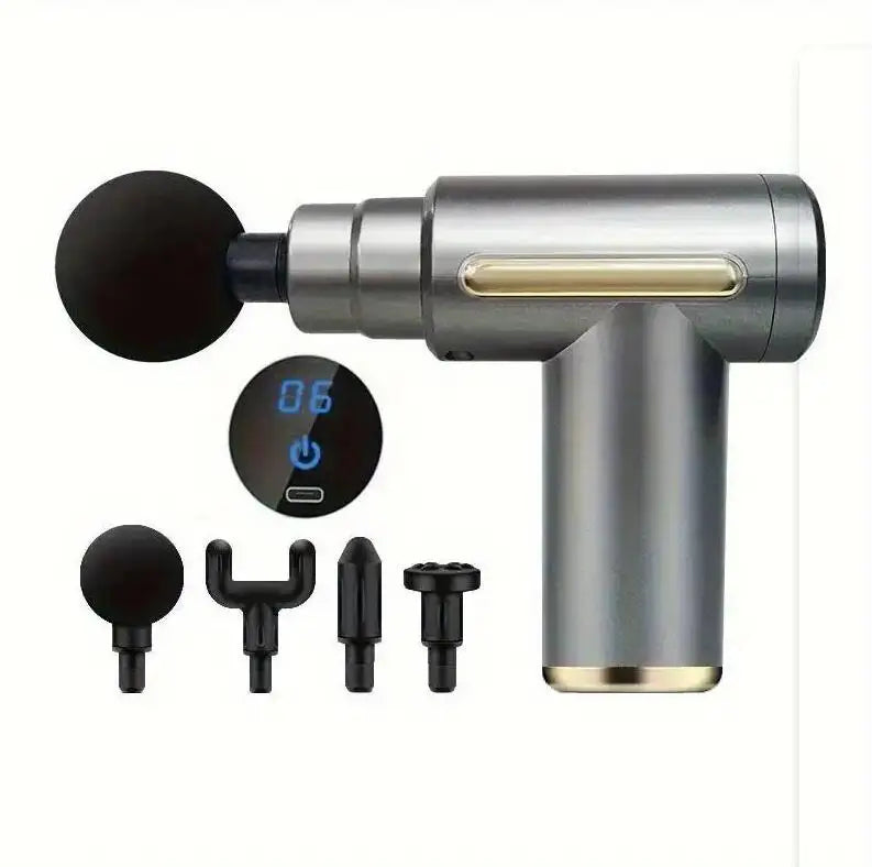 Mini Massageador Muscular Portátil – Alívio Profundo e Corpo Relaxado